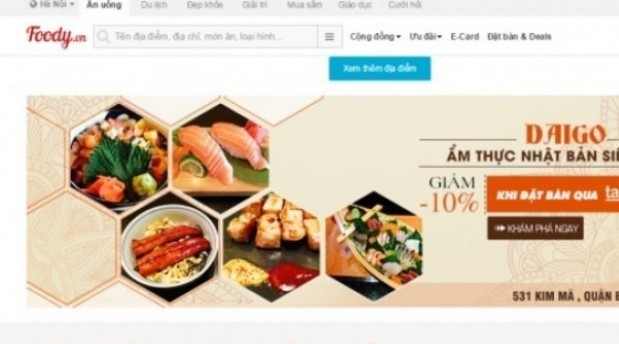 Vietnam's food service startup Foody raises Series B funding from Singapore's Garena - DealStreetAsia